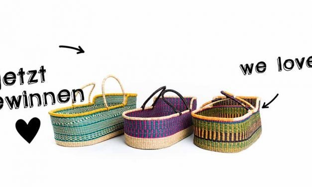 Jetzt 1×1 gewinnen: Wunderschönen und praktischen Handgewebten Babykorb